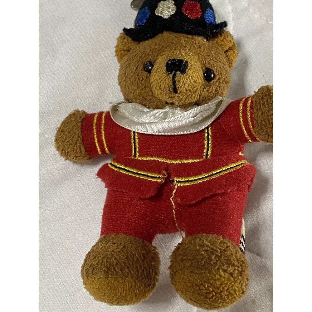 Teddy Bear Keel Toys British Royal Guard London Beefeater Plush Red Stuffed 9